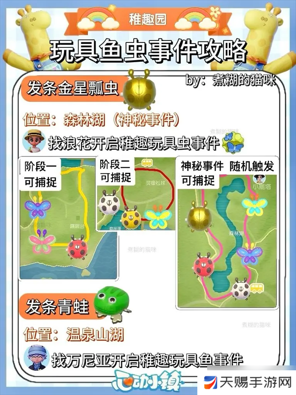 心动小镇稚趣园食谱鱼虫攻略大全